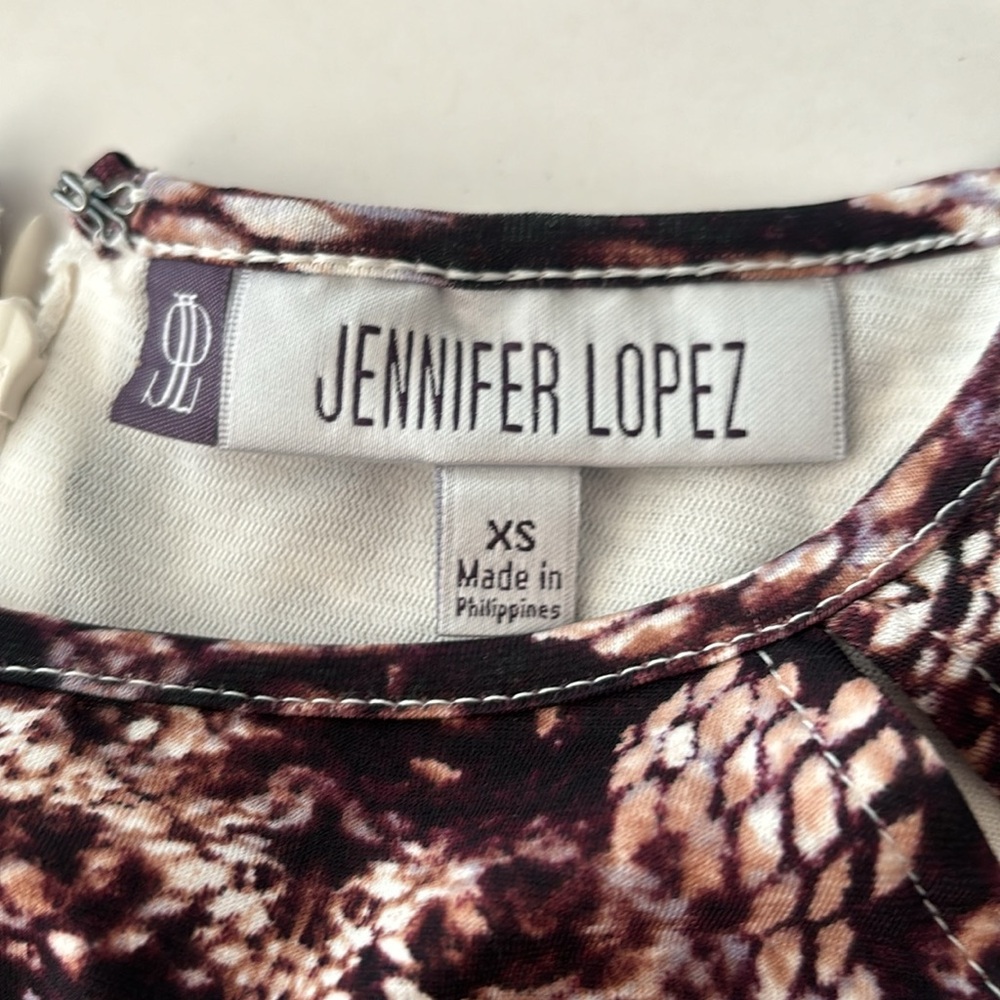 Snake skin keyhole midi dress long sleeve bodyCon animal print knee length dress - Picture 5 of 12